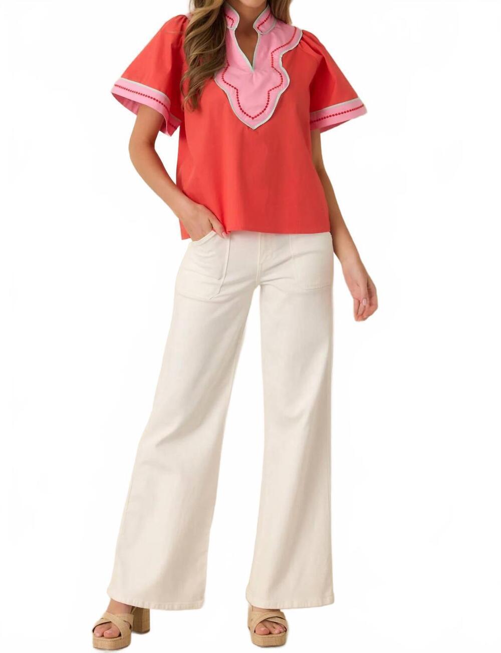 NEW THML dream top in orange